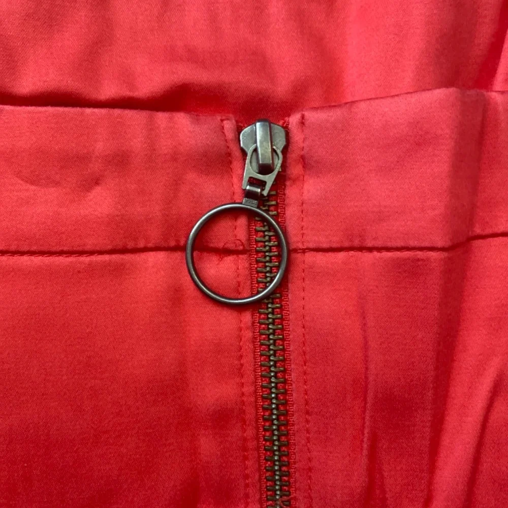 French Connection Coral Linen Strapless Dress - Picture 6 of 6